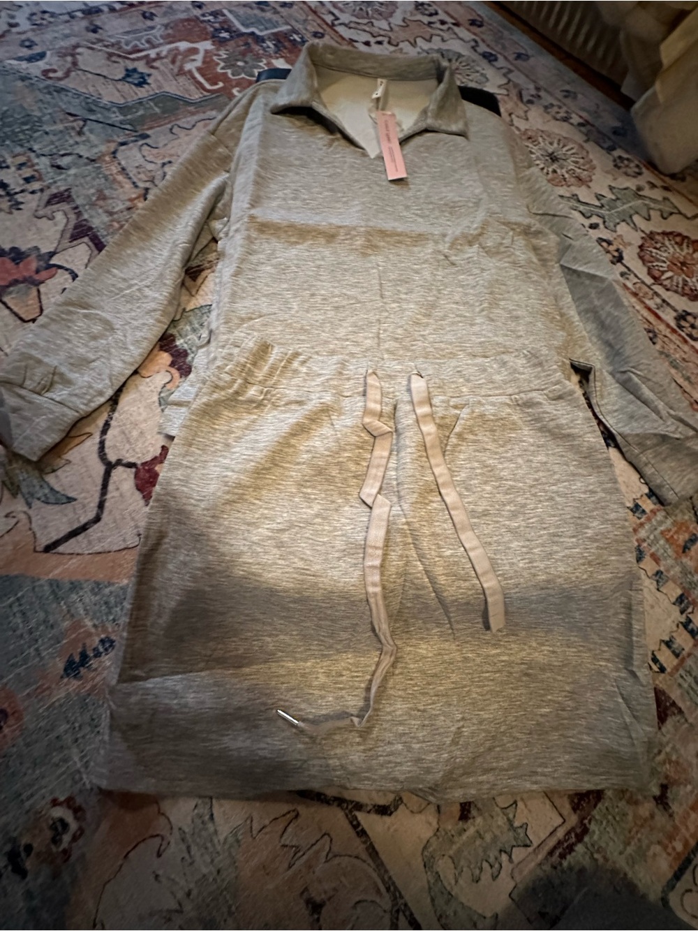 Women’s light grey 2 piece set with skort